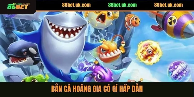 Bắn Cá Hoàng Gia - Trải Nghiệm Săn Cá Hấp Dẫn Tại 86BET 2 Bắn cá hoàng gia có gì hấp dẫn